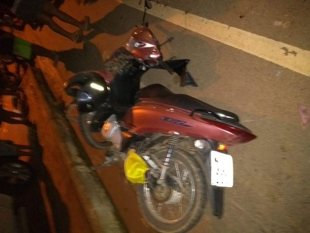 Colisão frontal entre motocicletas deixa um morto em Sena Madureira, no interior do Acre — Foto: Divulgação/PM-AC