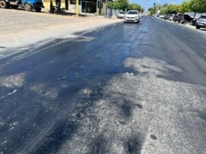 Asfalto Derretendo em Santa Quitéria, Ceará [reprodução: Google]