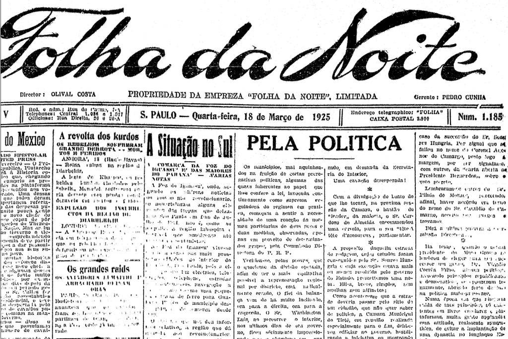 1925: Foz do Iguaçu abriga rebeldes da Revolta Paulista de 1924 - 17/03/2025 - Banco de Dados