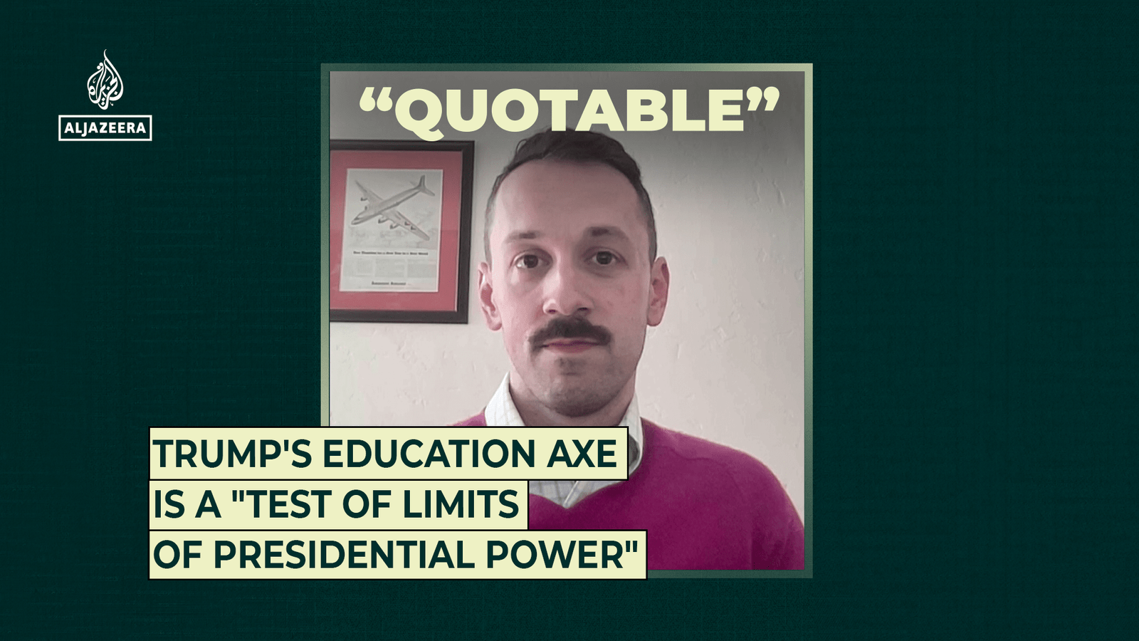 A educação de Trump Axe é um "teste dos limites dos poderes presidenciais"