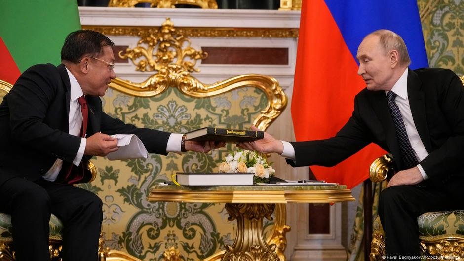 A junta de Mianmar se volta para a Rússia em busca de apoio na Guerra Civil - DW - 11/11/2025