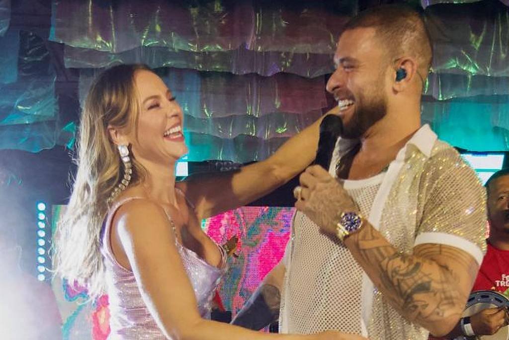 Carnaval: Paolla Oliveira e Diogo Nogueira cantam juntos - 04/03/2025 - Carnaval