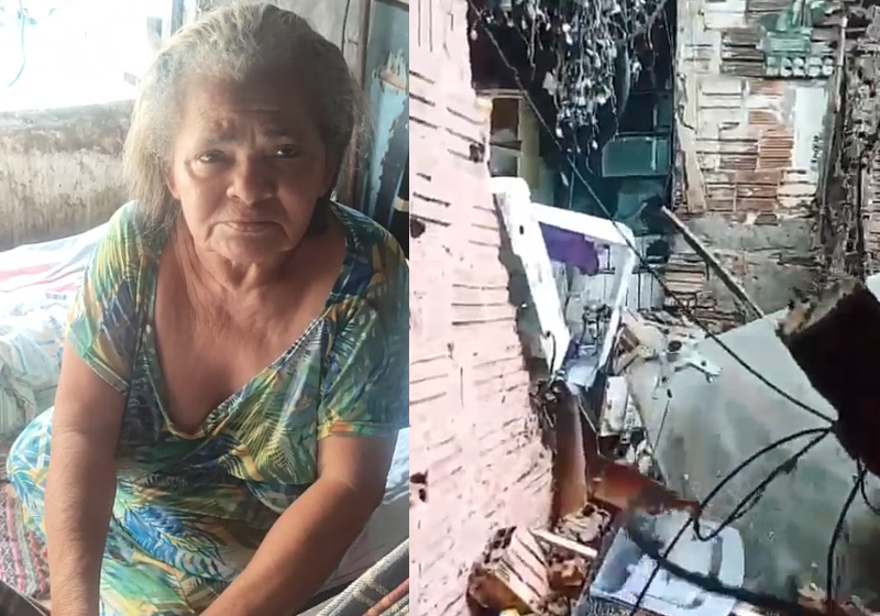 A mulher, funcionária de um mercado de Minas Gerais, anunciou que a conta do homem seria gratuita e ele chorou de emoção porque também estava fazendo o bem. - Foto: @supersantahelena/Instagram
