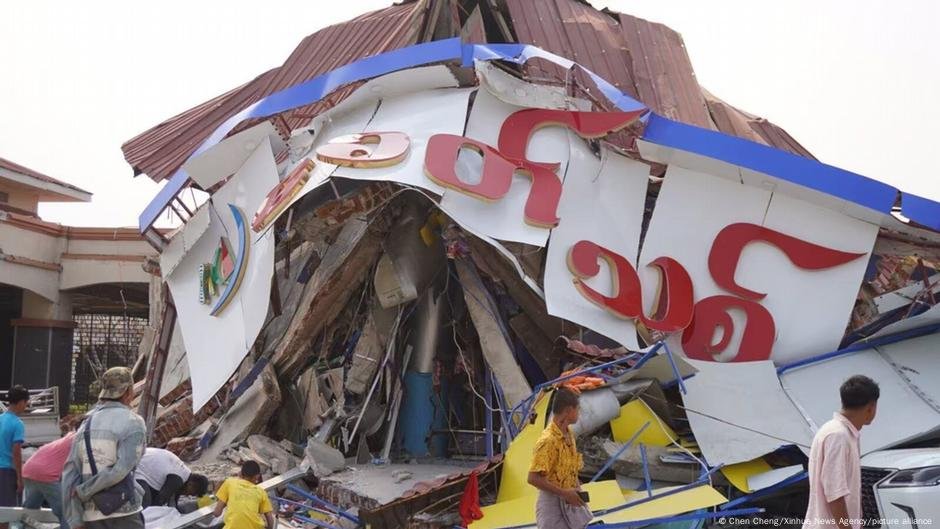 Mianmar Terremoto Morte Paltam para mais de 1.600 - DW - 29/03/2025
