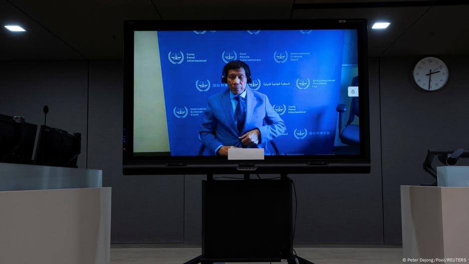 O ex-presidente das Filipinas, Duterte, inicia o julgamento via videochamada-DW-14/03/2025