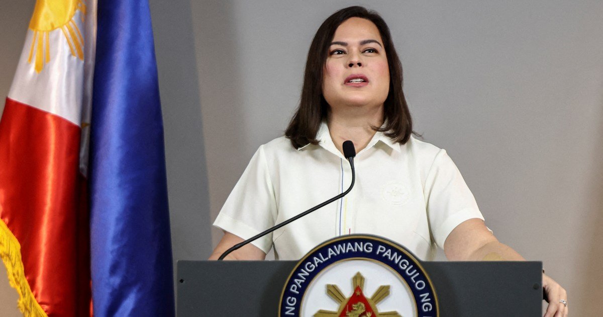 O vice -presidente filipino Sara Duterte viaja para Haia para ajudar o pai na ICC | Notícias de Rodrigo Duterte