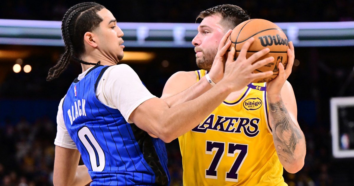 Os Lakers perdem para a magia, apesar de combinaram 56 pontos de LeBron, Doncic | Notícias de basquete