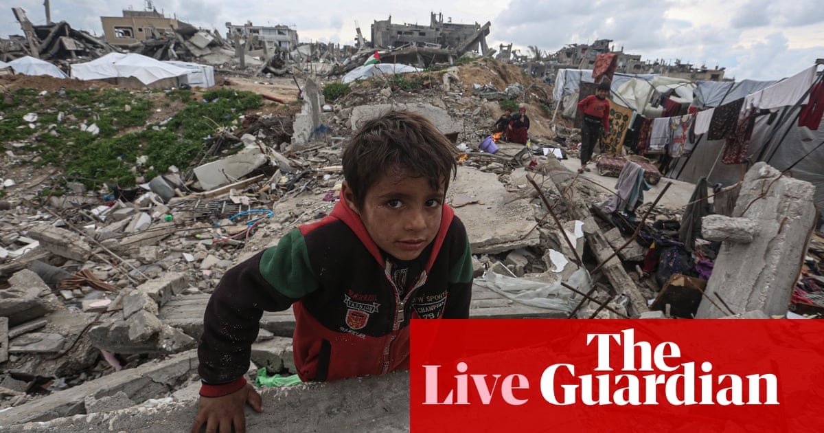 Os líderes árabes endossam o esquema de reconstrução de Gaza como alternativa ao plano de Trump de 'assumir' a região - crise do Oriente Médio ao vivo | Notícias do mundo