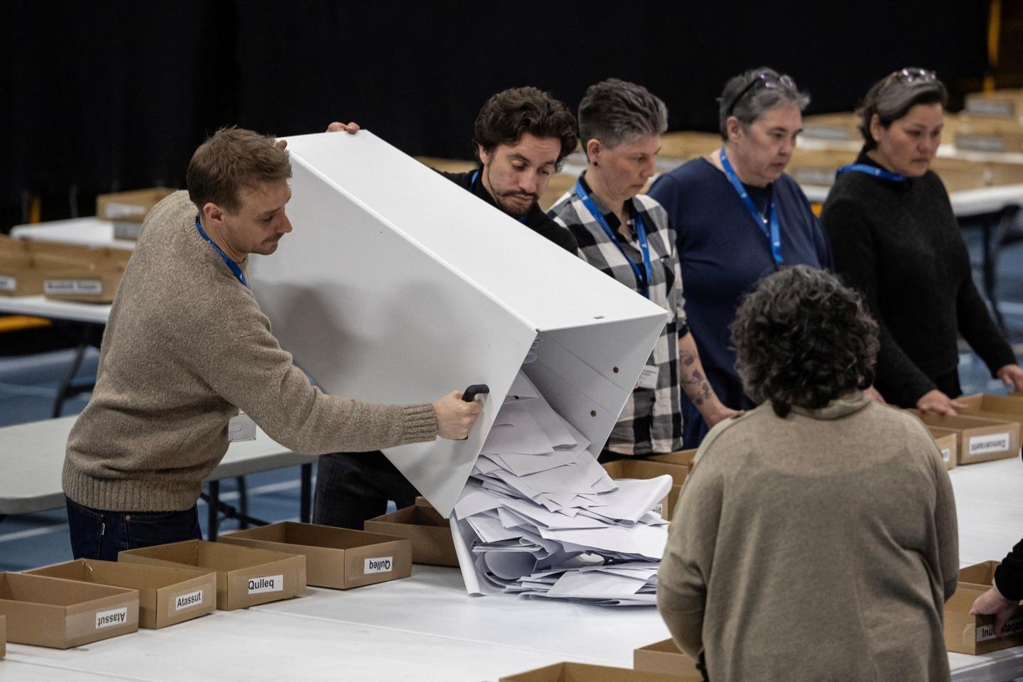 Participação maciça dos eleitores em uma votação na qual as declarações de Donald Trump passam