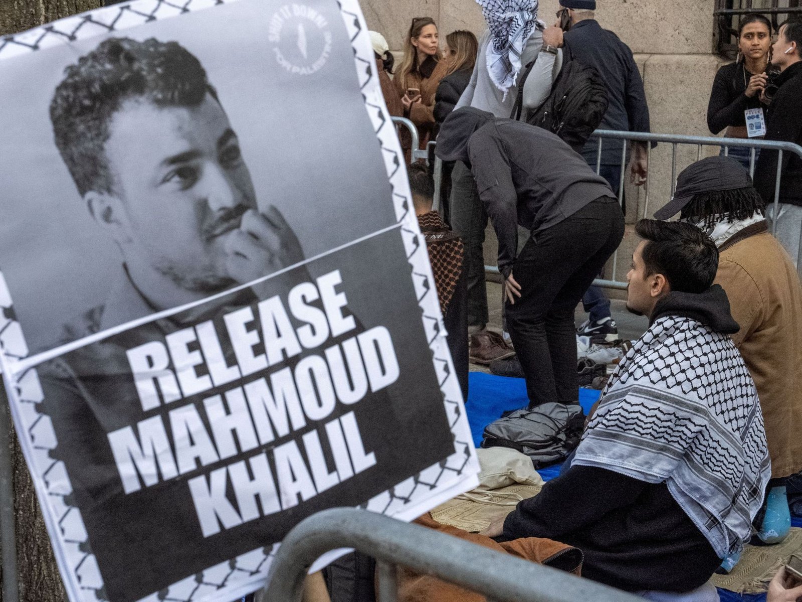 'Prisioneiro político': Mahmoud Khalil palestino decria a prisão nos EUA | Notícias de protestos