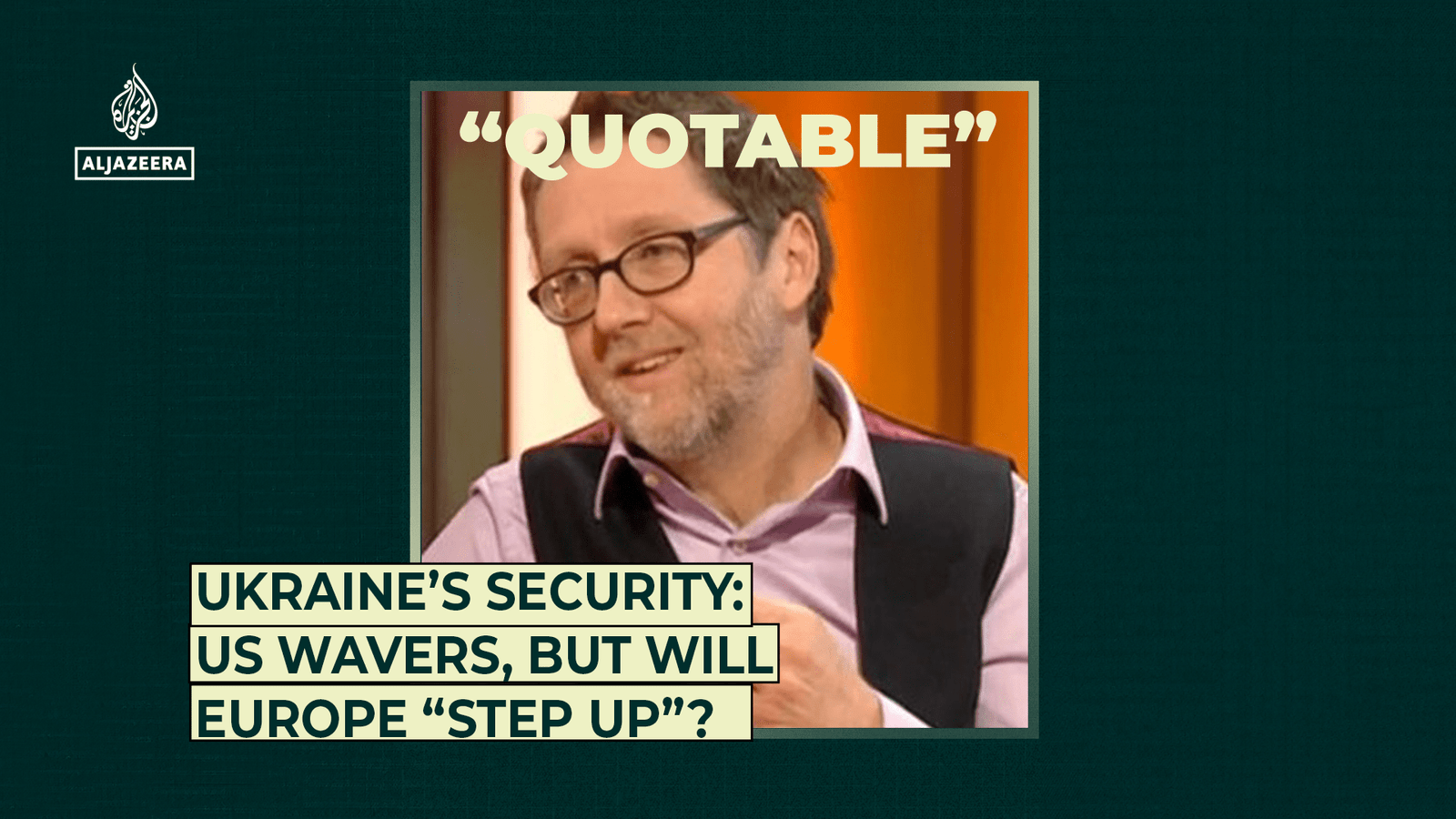 Segurança da Ucrânia: nós oscilam, mas a Europa "intensificará"? | Al Jazeera