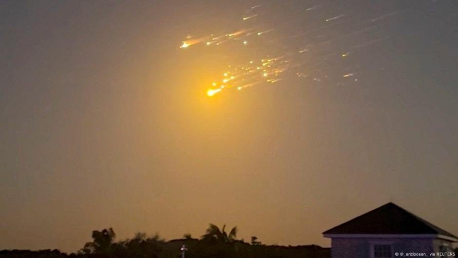 SpaceX Starship explode minutos após o lançamento - DW - 03/07/2025