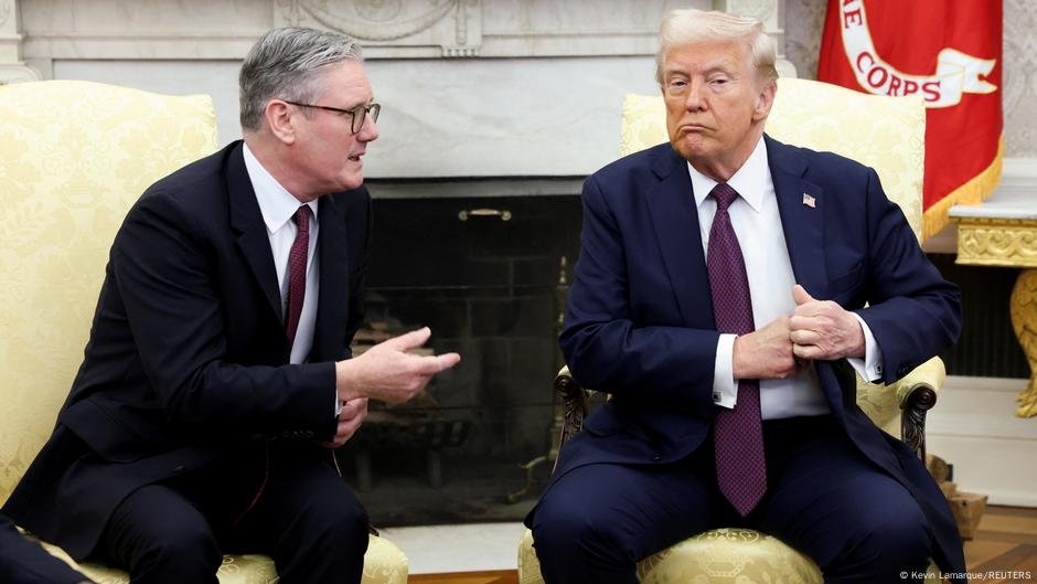 Trump, Starmer Hold 'Productive' fala sobre o comércio - DW - 31/03/2025