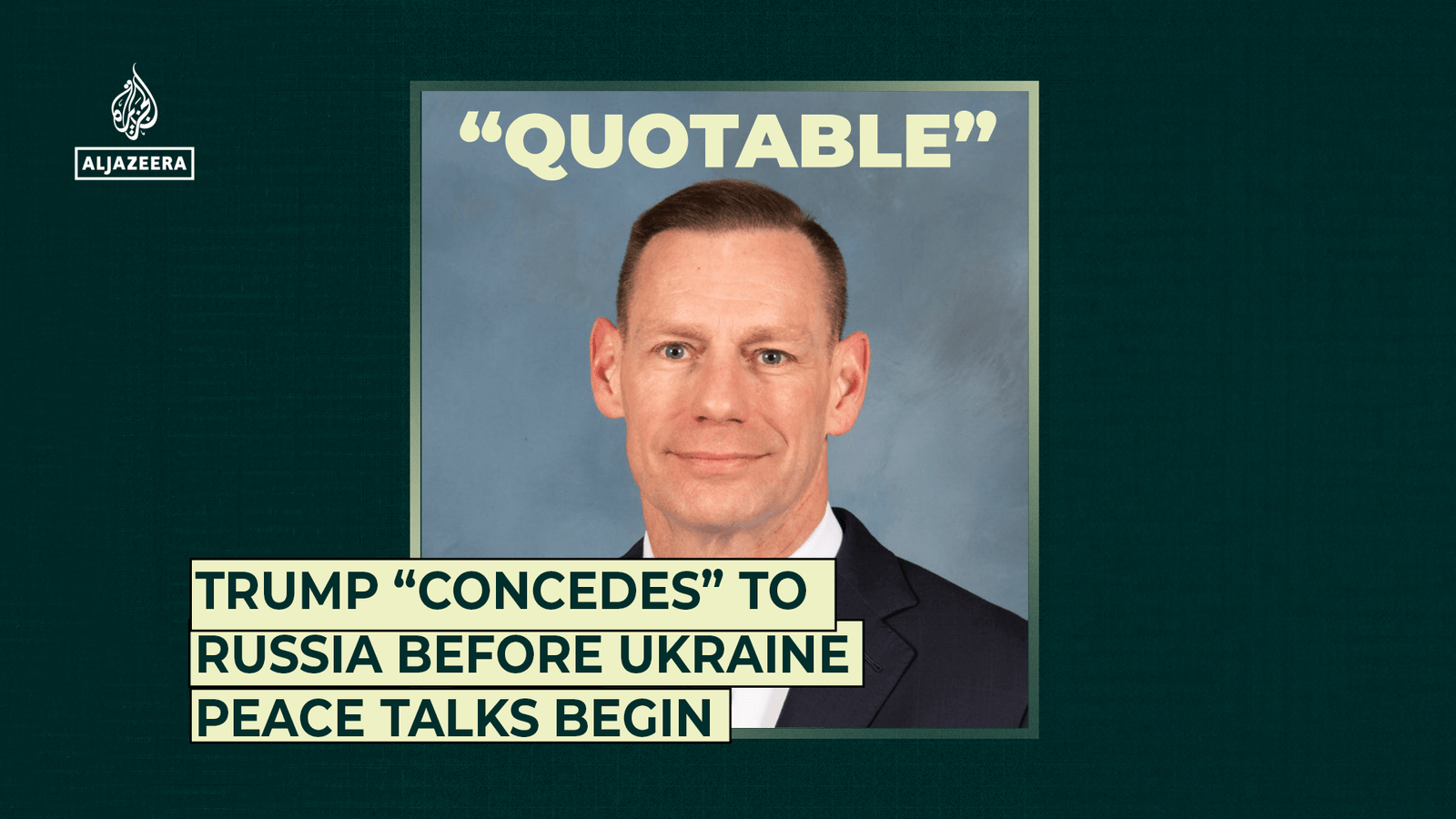 Trump "concede" à Rússia antes do início das negociações de paz da Ucrânia | Al Jazeera