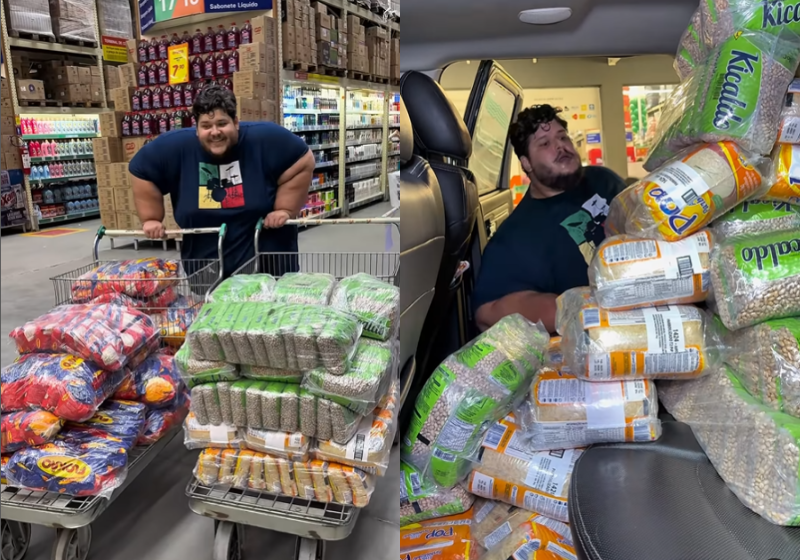 A mulher, dos Estados Unidos, fez uma vaquinha para ajudar a garçonete de 81 anos a se aposentar. - Foto: Tamie Konzier/TikTok