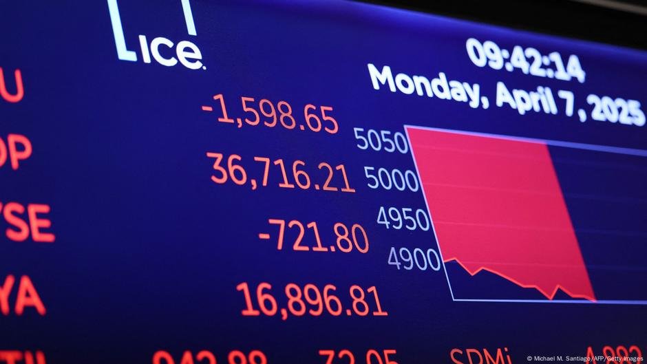 Tarifas de Trump: a derrota global do mercado de ações continua