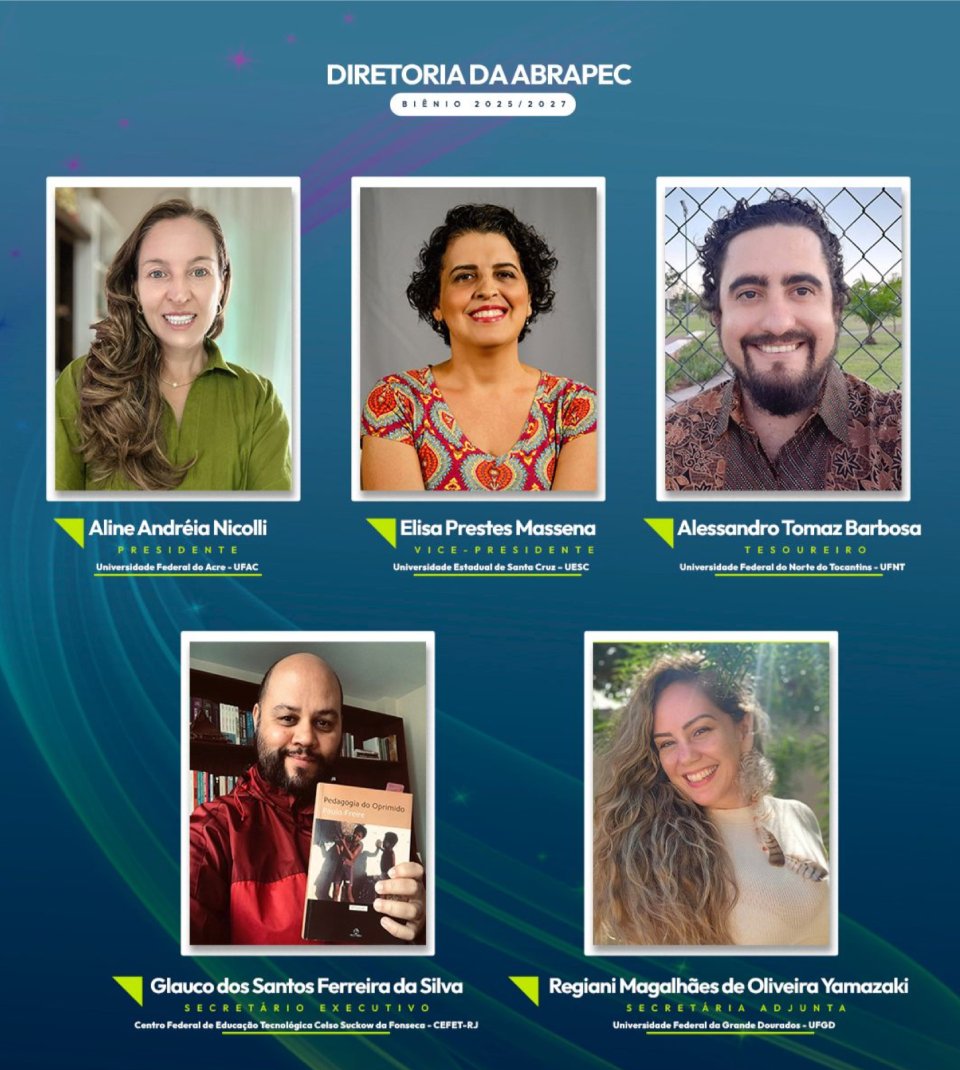 Professora Aline Nicolli, da Ufac, é eleita presidente da Abrapec — Universidade Federal do Acre