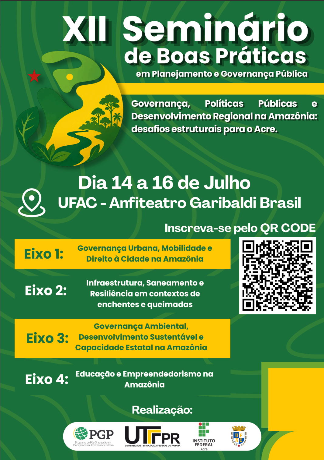 Seminário na Ufac tematiza planejamento e governança pública — Universidade Federal do Acre