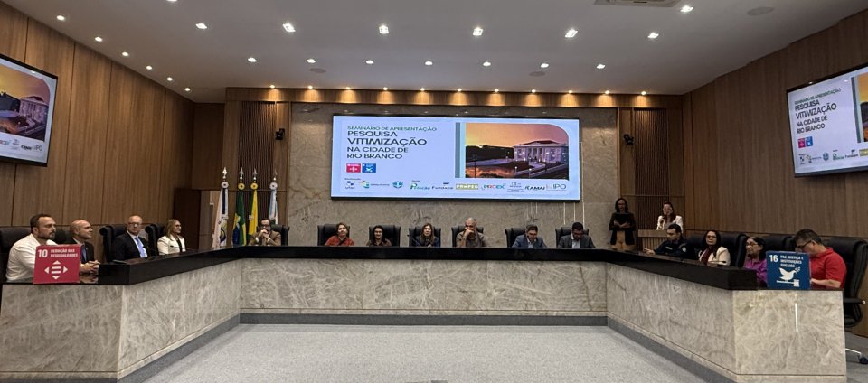 Ufac e TCE-AC apresentam pesquisa de vitimização em Rio Branco — Universidade Federal do Acre